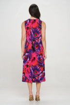 Bn V-neck Midi Tank Dress With Side Slit | Mixtshop LLC