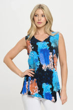 Plus Size Hit Point V-nk Tank Top | Mixtshop LLC