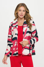 Glitter Wave Digital Print Jacket | Mixtshop LLC