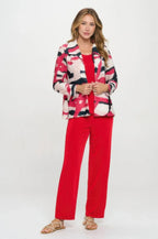 Glitter Wave Digital Print Jacket | Mixtshop LLC