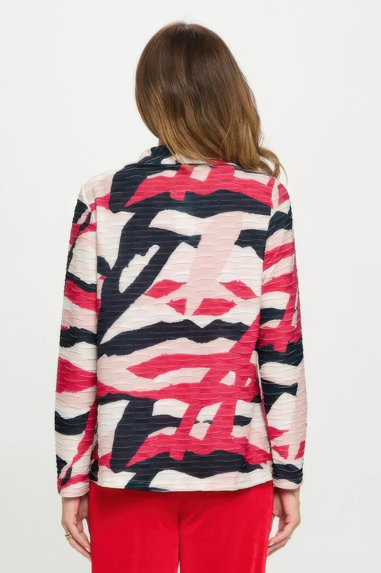 Glitter Wave Digital Print Jacket | Mixtshop LLC