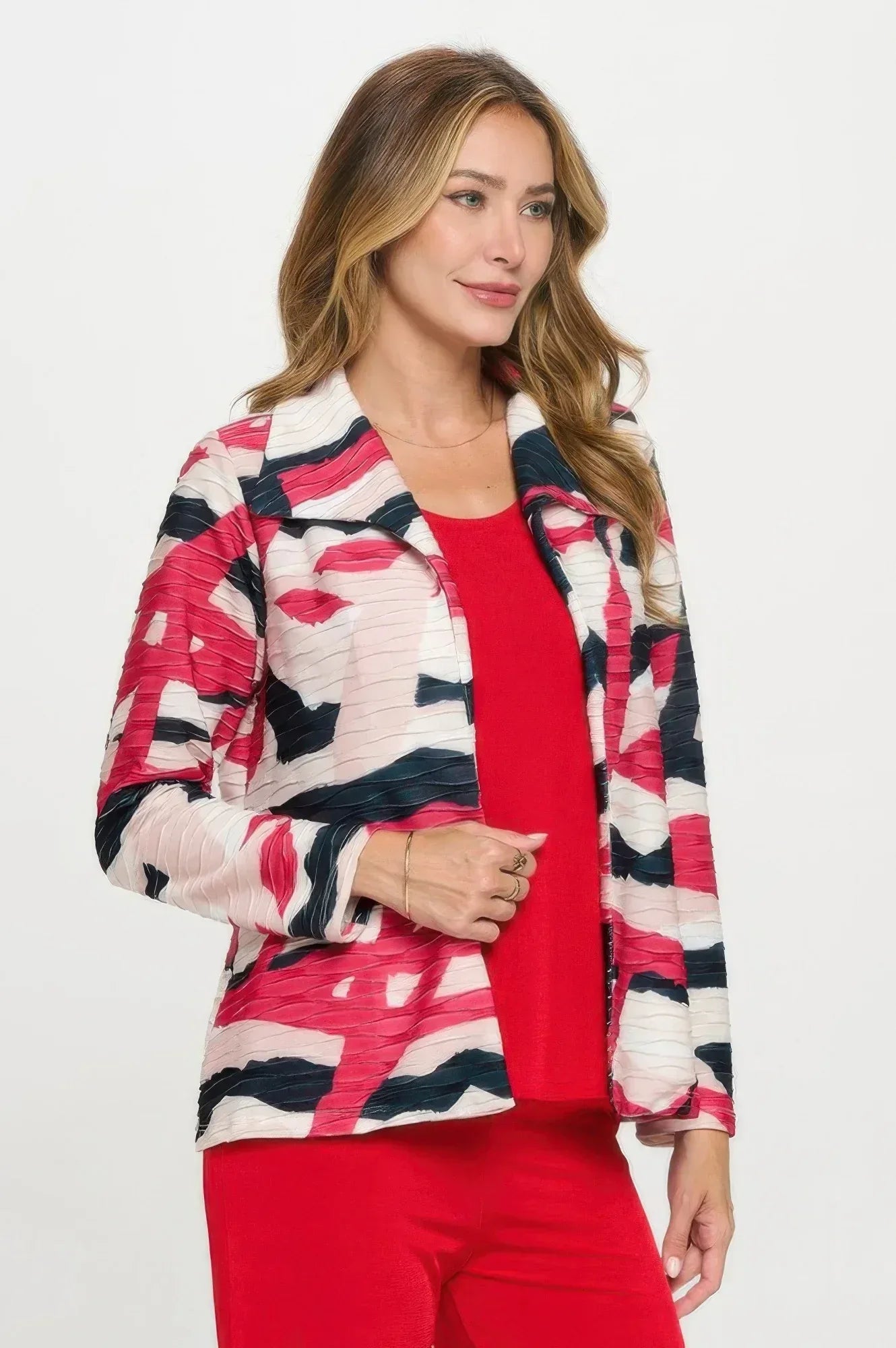 Glitter Wave Digital Print Jacket | Mixtshop LLC