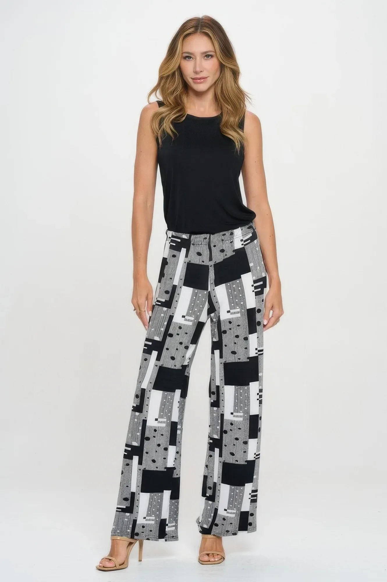 Venechia Pleated Wide Leg Pants | Mixtshop LLC