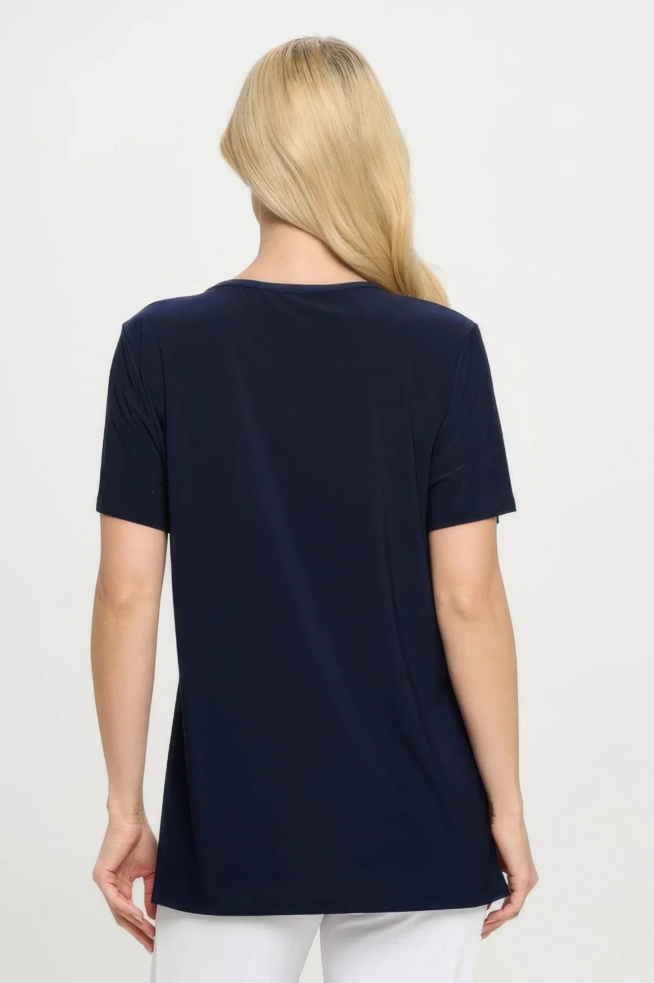 Hit Point V Neck Short Sleeve Top | Mixtshop LLC