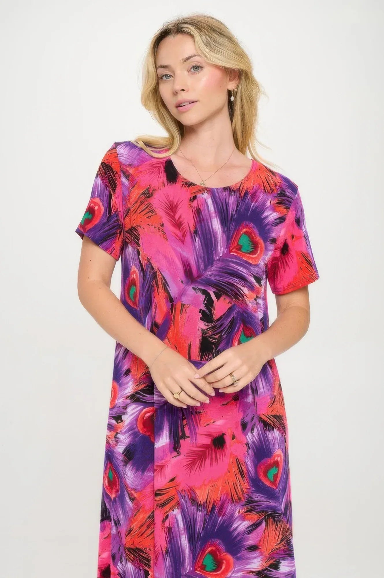 Print Bns Long Dress | Mixtshop LLC