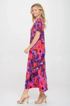 Print Bns Long Dress | Mixtshop LLC