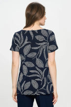 Plus Size Hit Boat Nk Short Sl Top | Mixtshop LLC