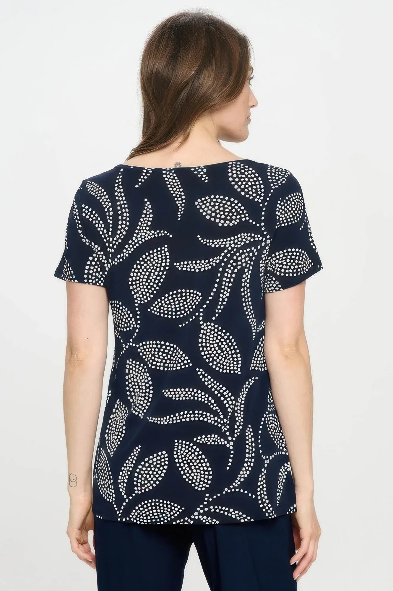 Plus Size Hit Boat Nk Short Sl Top | Mixtshop LLC