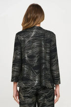 Fukuro Jacquard Button Jacket W/foil | Mixtshop LLC