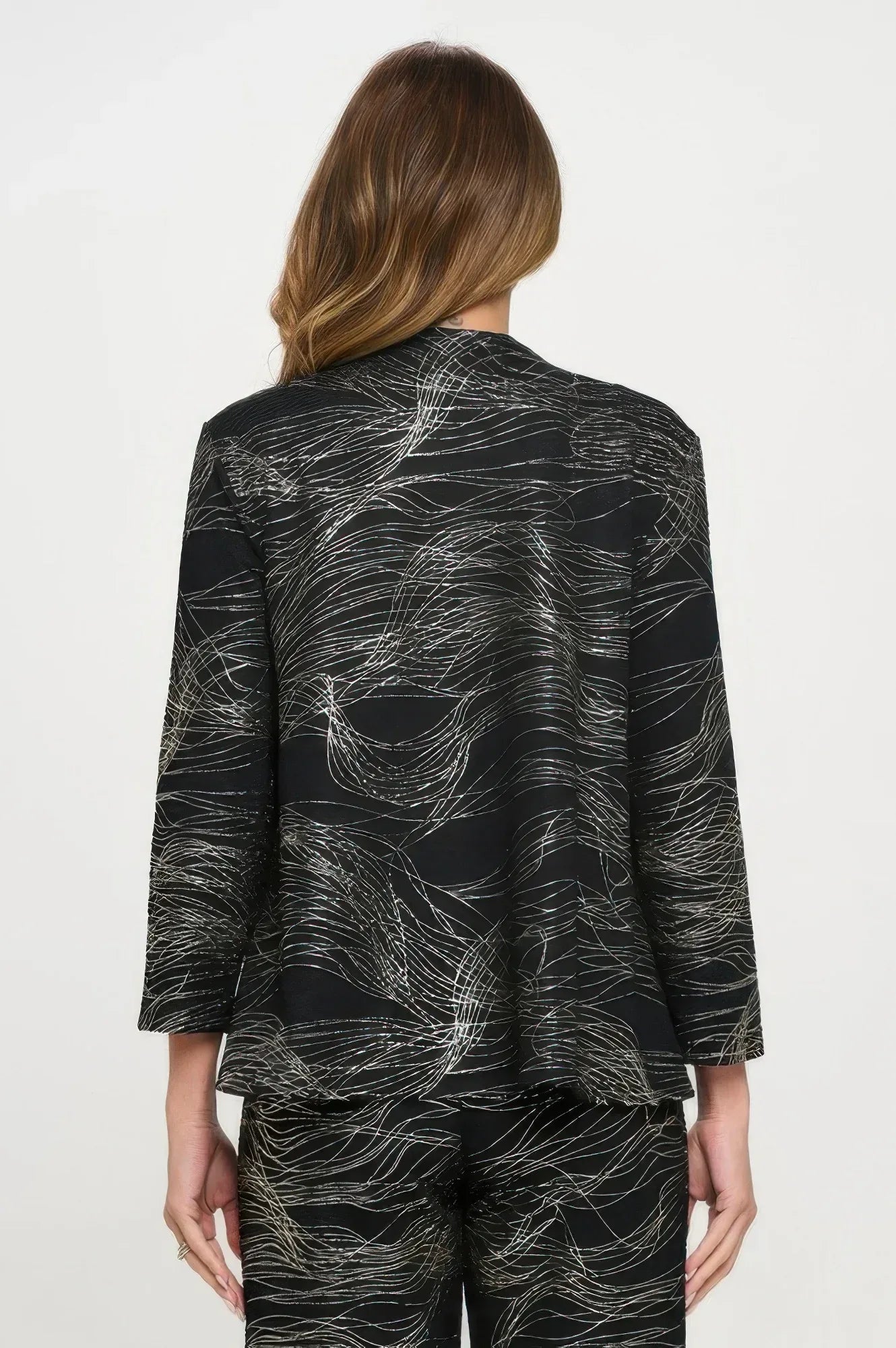 Fukuro Jacquard Button Jacket W/foil | Mixtshop LLC