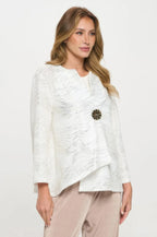 Fukuro Jacquard Button Jacket W/foil | Mixtshop LLC