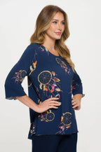 Print Hit Merrow Top | Mixtshop LLC