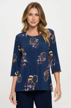 Print Hit Merrow Top | Mixtshop LLC