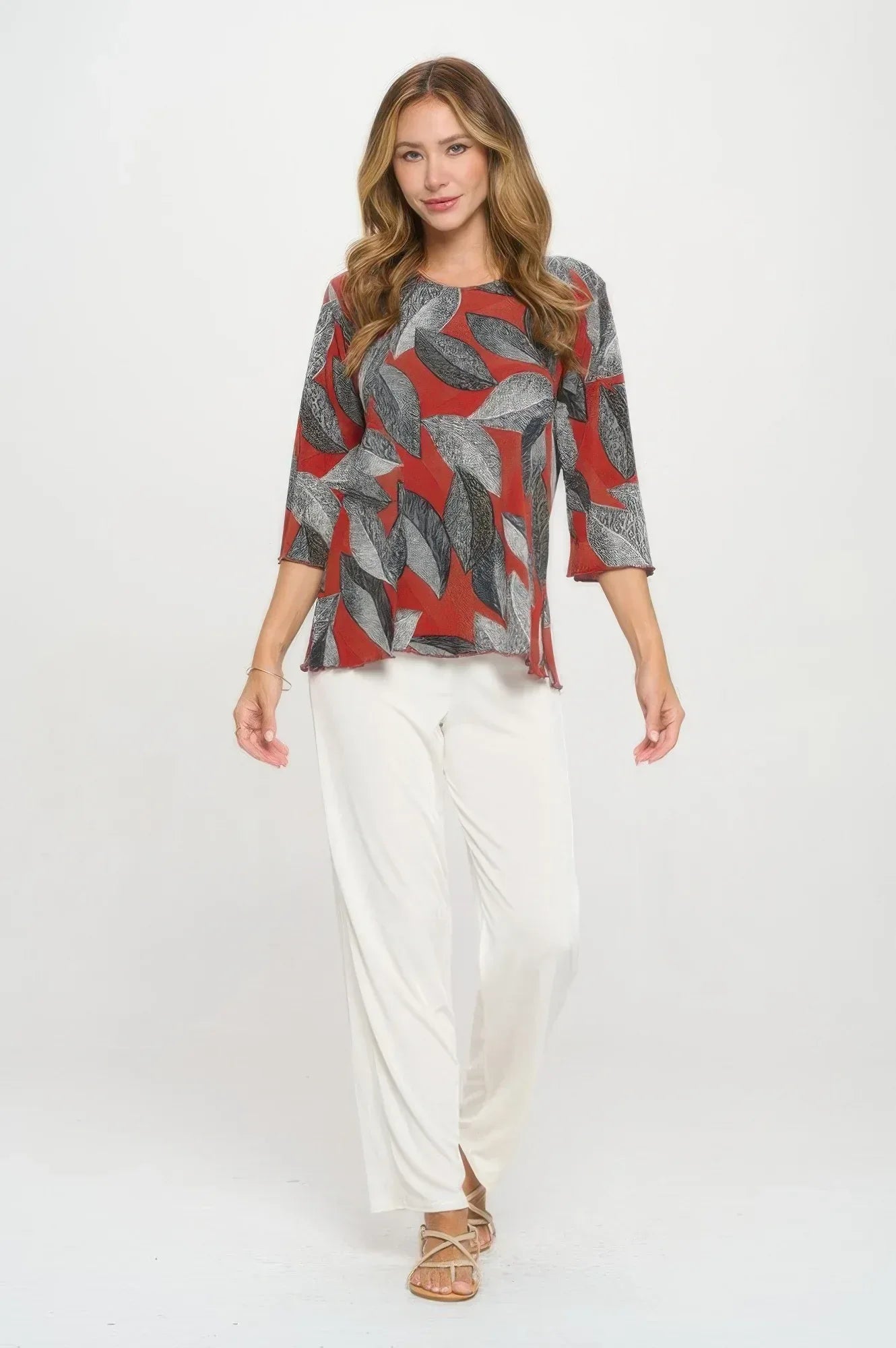 Print Hit Merrow Top | Mixtshop LLC