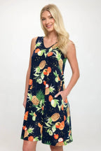 Bns V-neck Bias Pocket Tank Dress | Mixtshop LLC