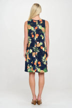 Bns V-neck Bias Pocket Tank Dress | Mixtshop LLC