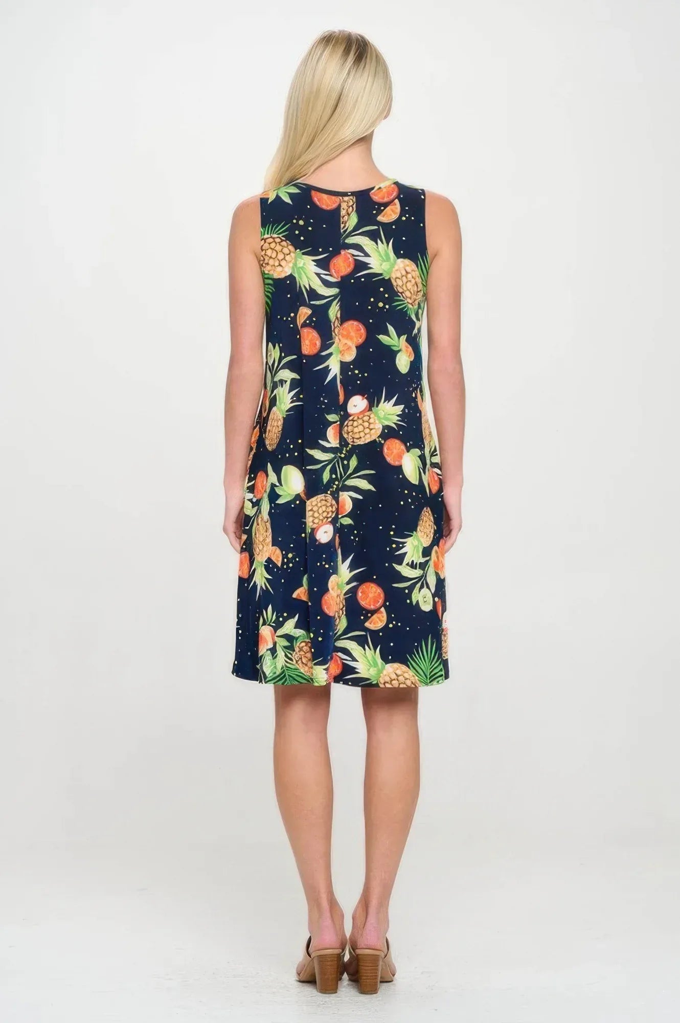 Bns V-neck Bias Pocket Tank Dress | Mixtshop LLC