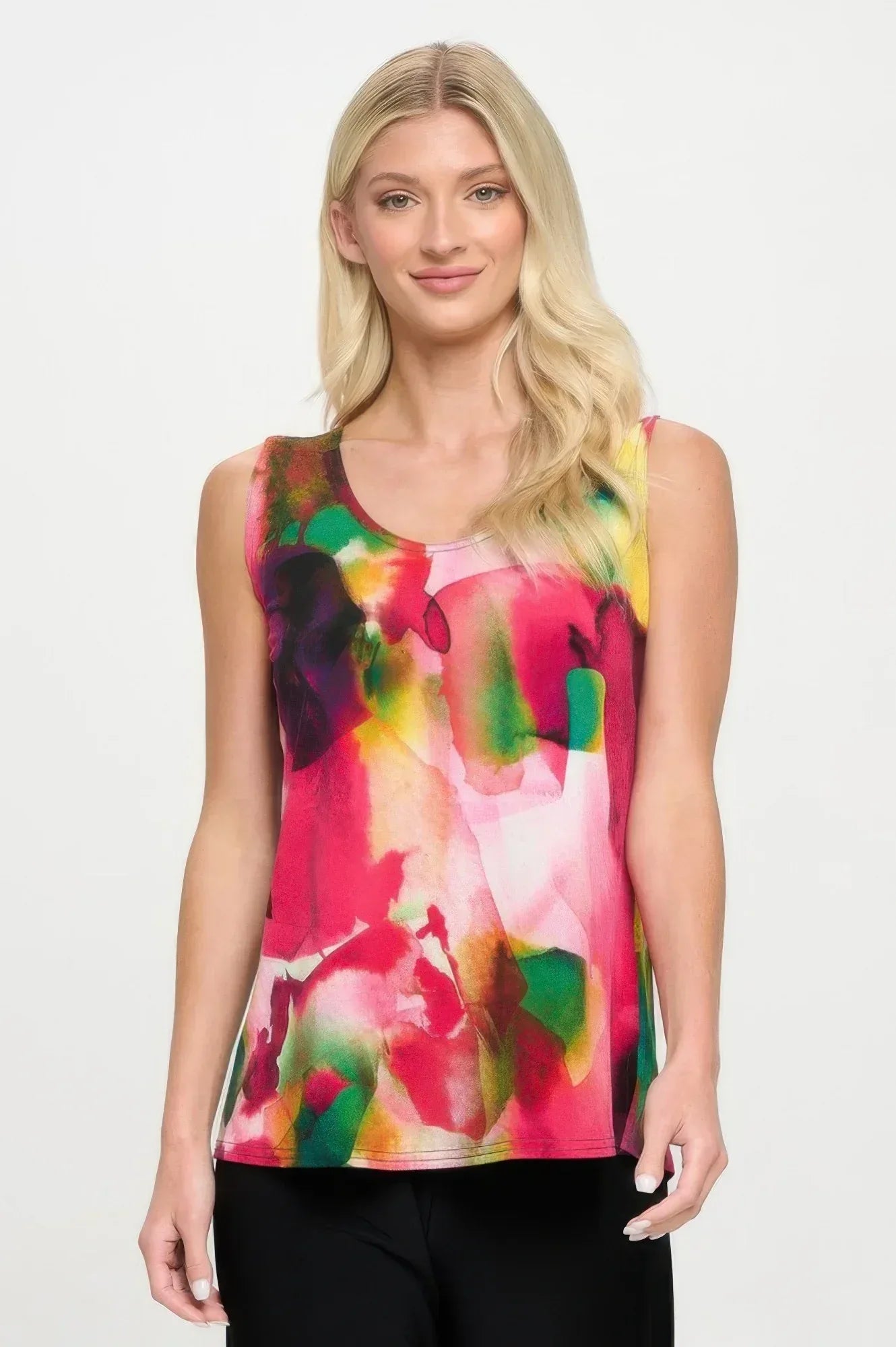 Hit Print Sleeveless Tank Top | Mixtshop LLC