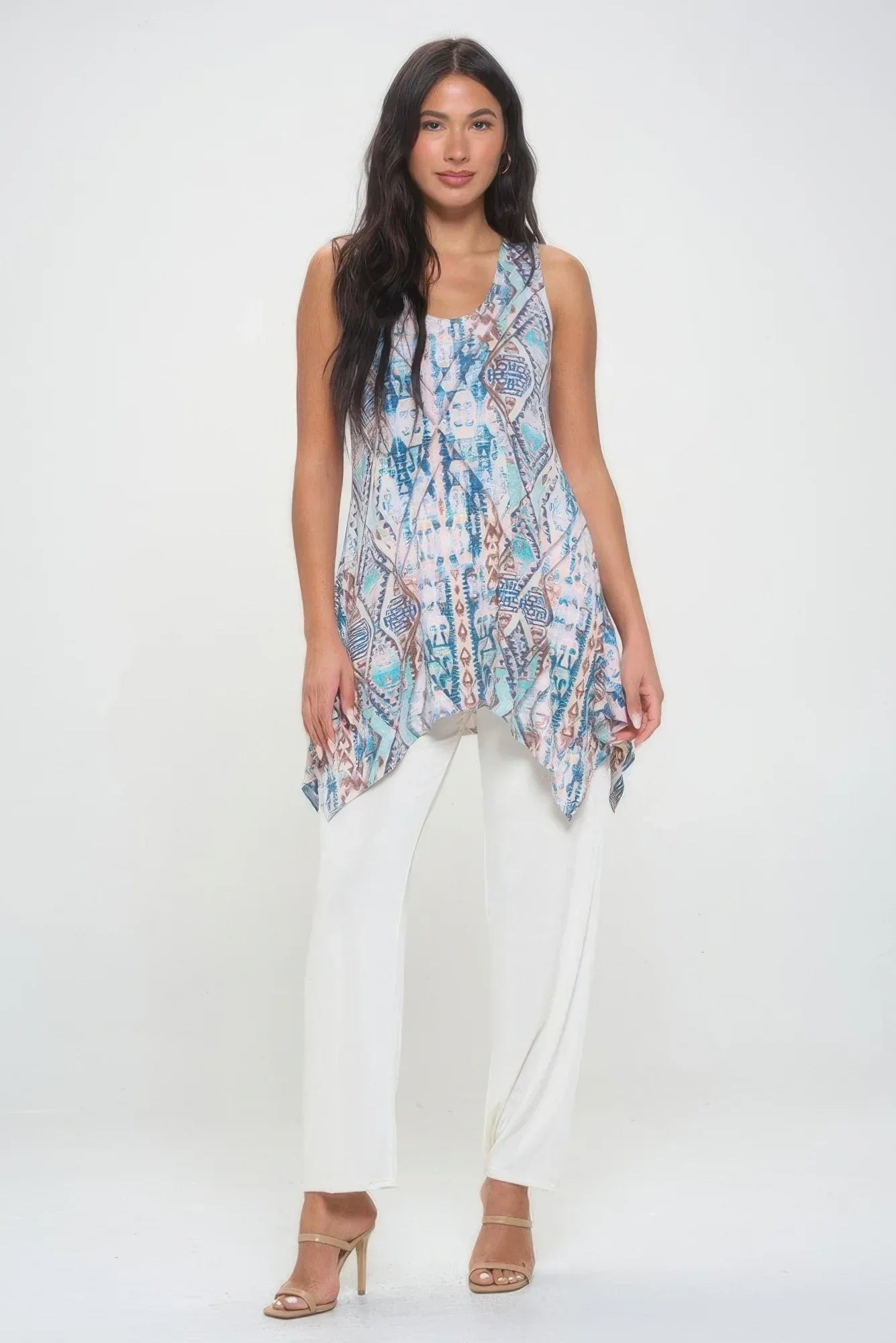 Hit Print Shark Bite Hem Tank | Mixtshop LLC