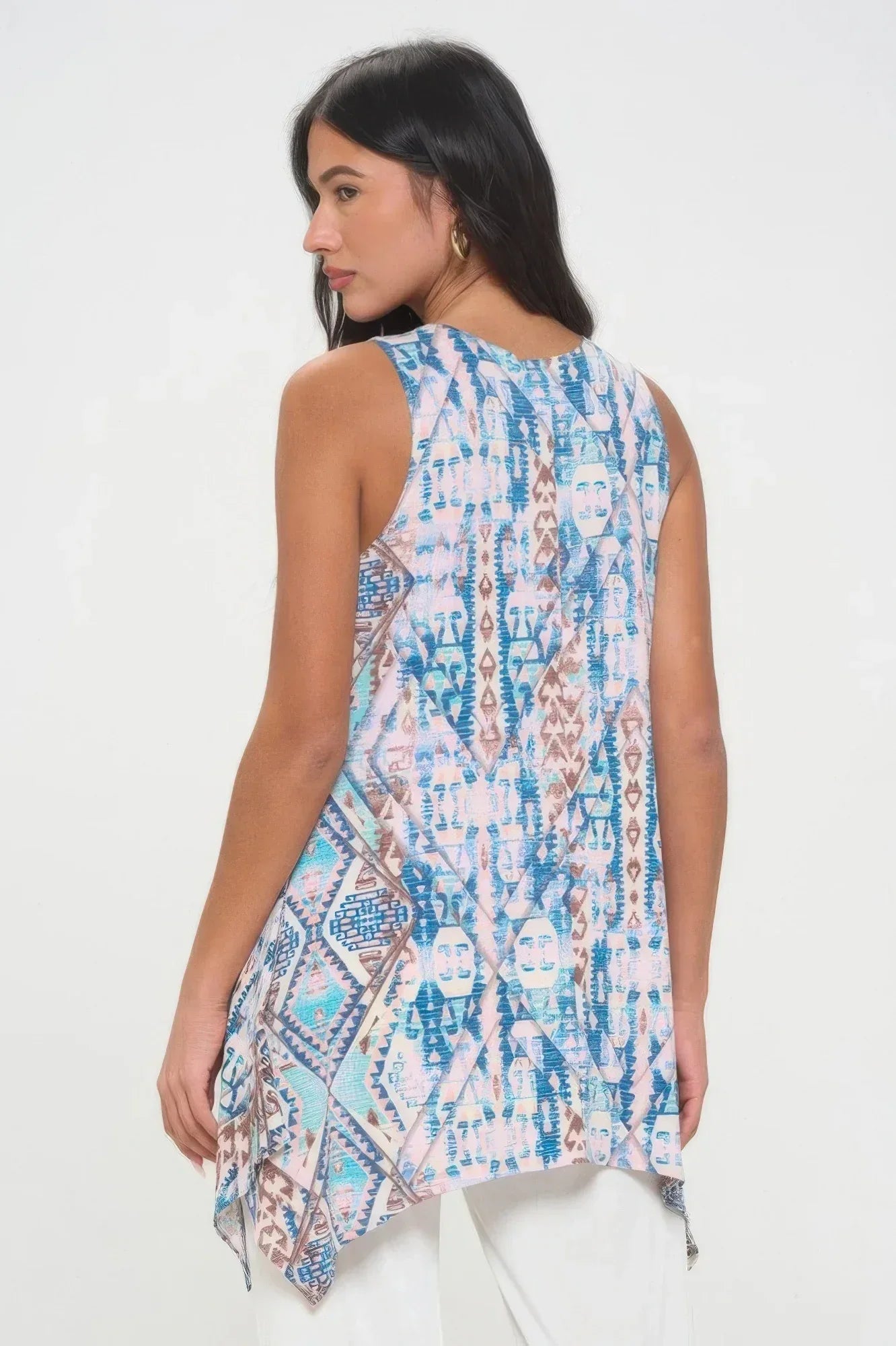 Hit Print Shark Bite Hem Tank | Mixtshop LLC