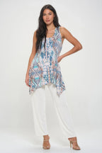 Hit Print Shark Bite Hem Tank | Mixtshop LLC