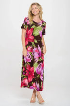 Print Bns Long Dress | Mixtshop LLC