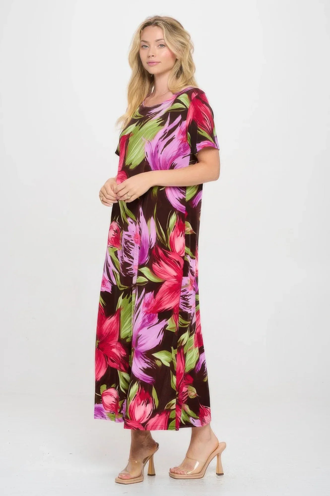 Print Bns Long Dress | Mixtshop LLC