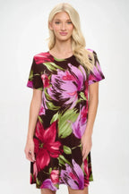 Print Bns Missy Dress | Mixtshop LLC