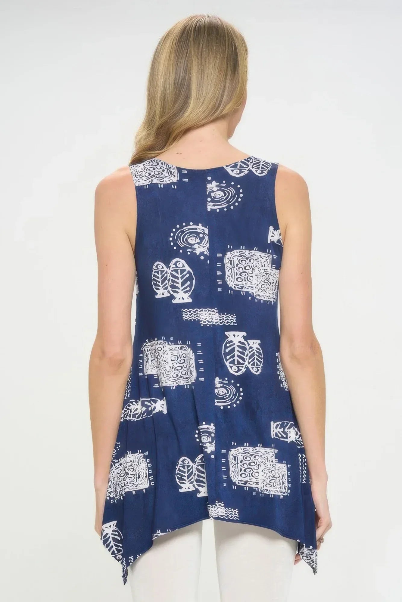 Hit Print Shark Bite Hem Tank | Mixtshop LLC