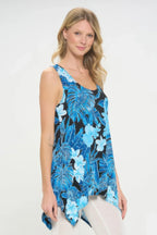 Hit Print Shark Bite Hem Tank | Mixtshop LLC