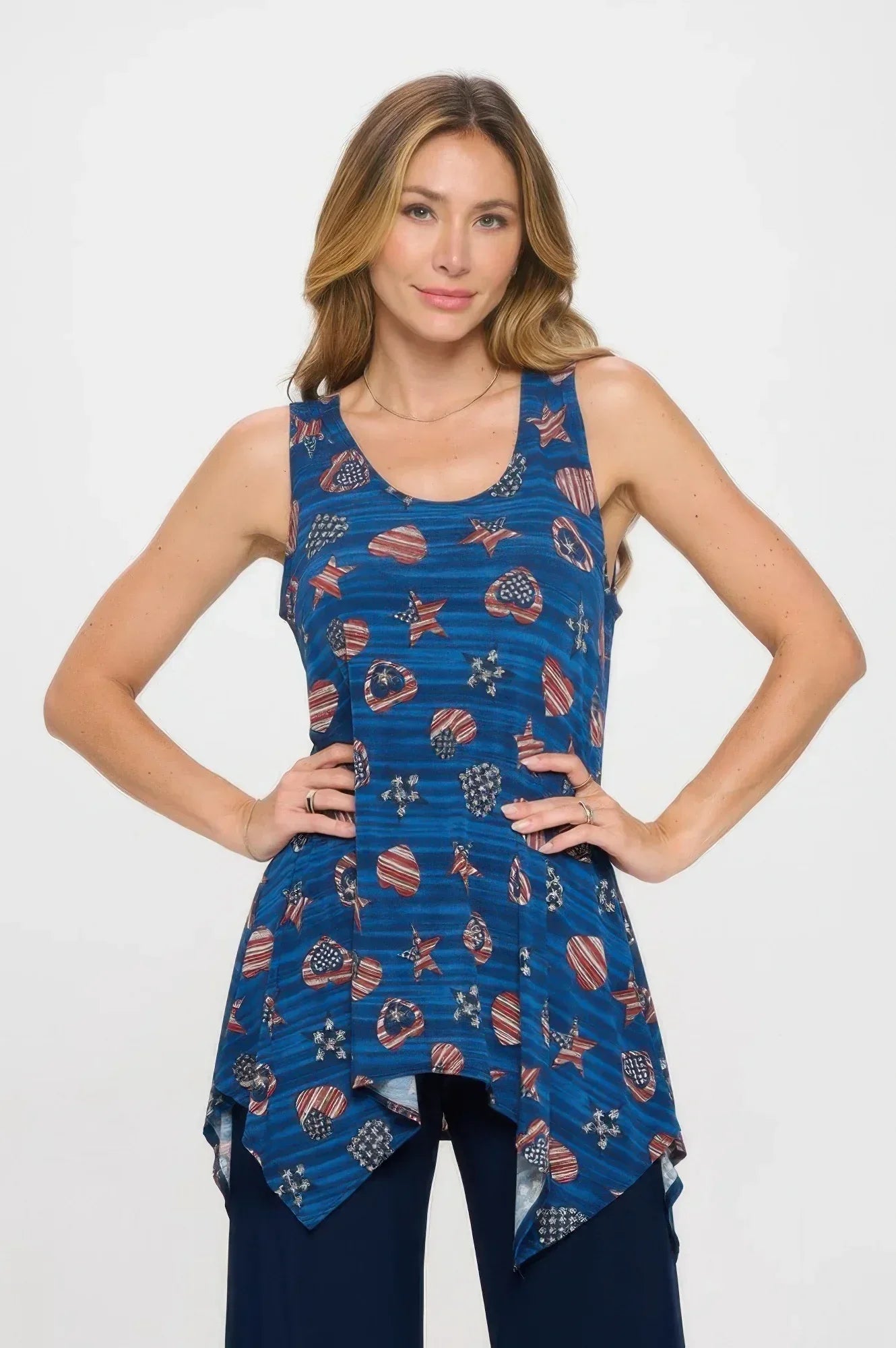 Hit Shark Bite Hem Tank | Mixtshop LLC