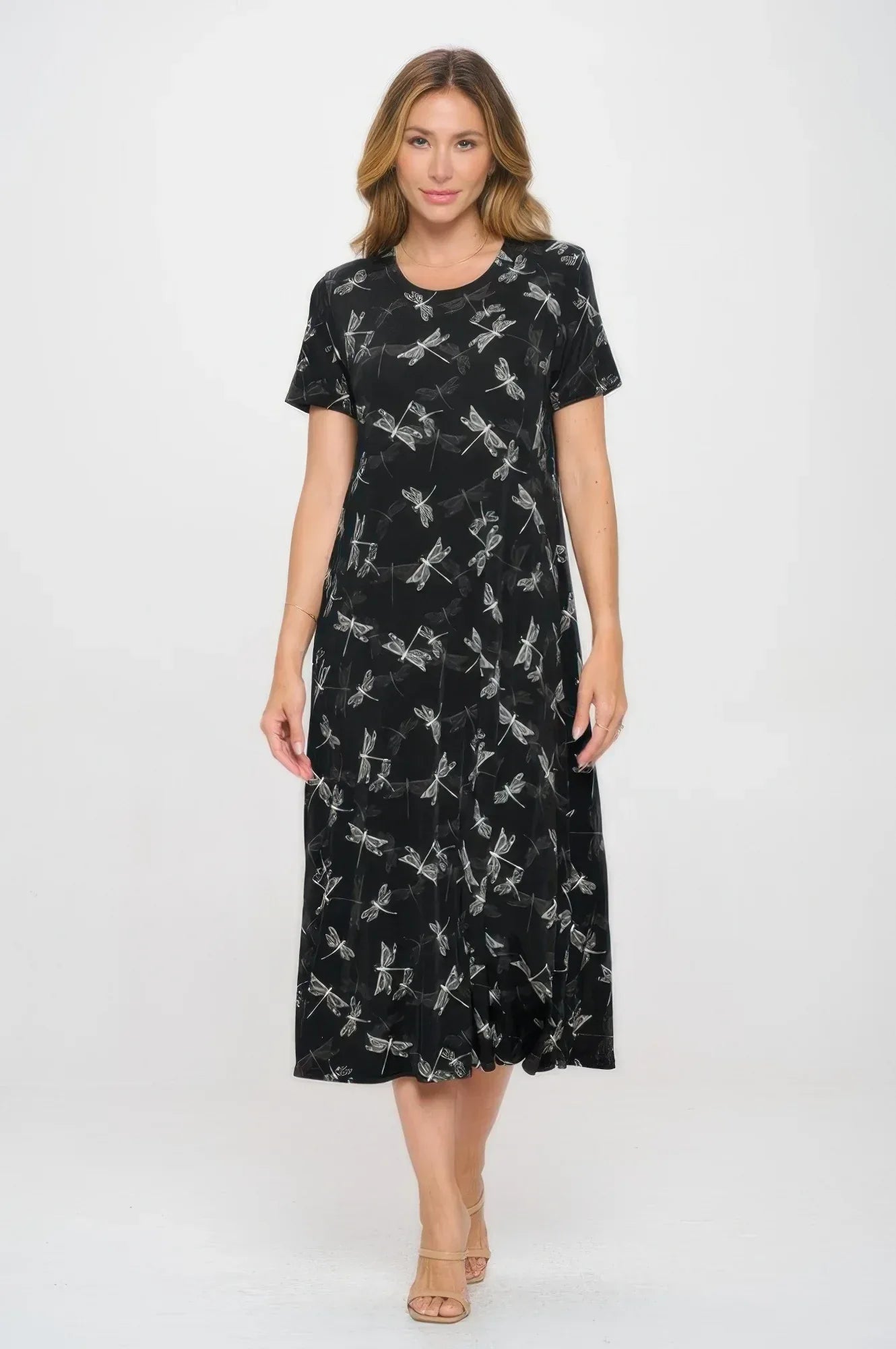Print Bns Long Dress | Mixtshop LLC Main image