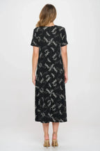 Print Bns Long Dress | Mixtshop LLC