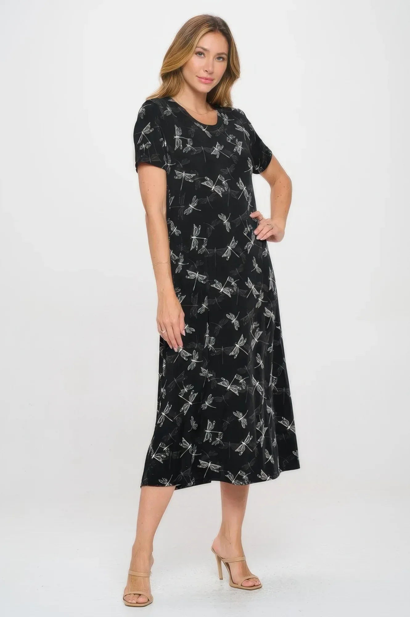 Print Bns Long Dress | Mixtshop LLC