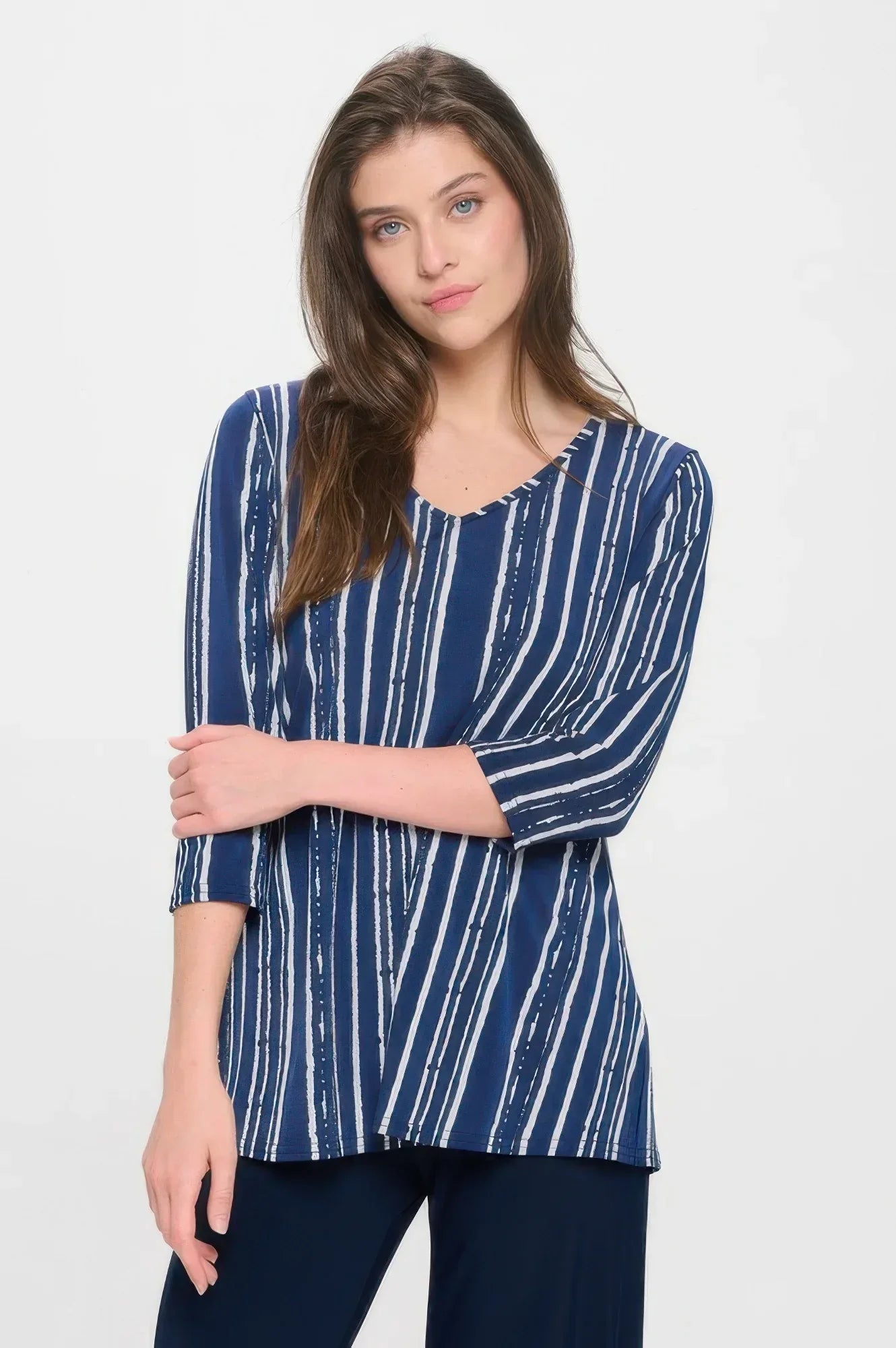 Hit V-neck Band Top W/vent | Mixtshop LLC Main image