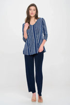 Hit V-neck Band Top W/vent | Mixtshop LLC