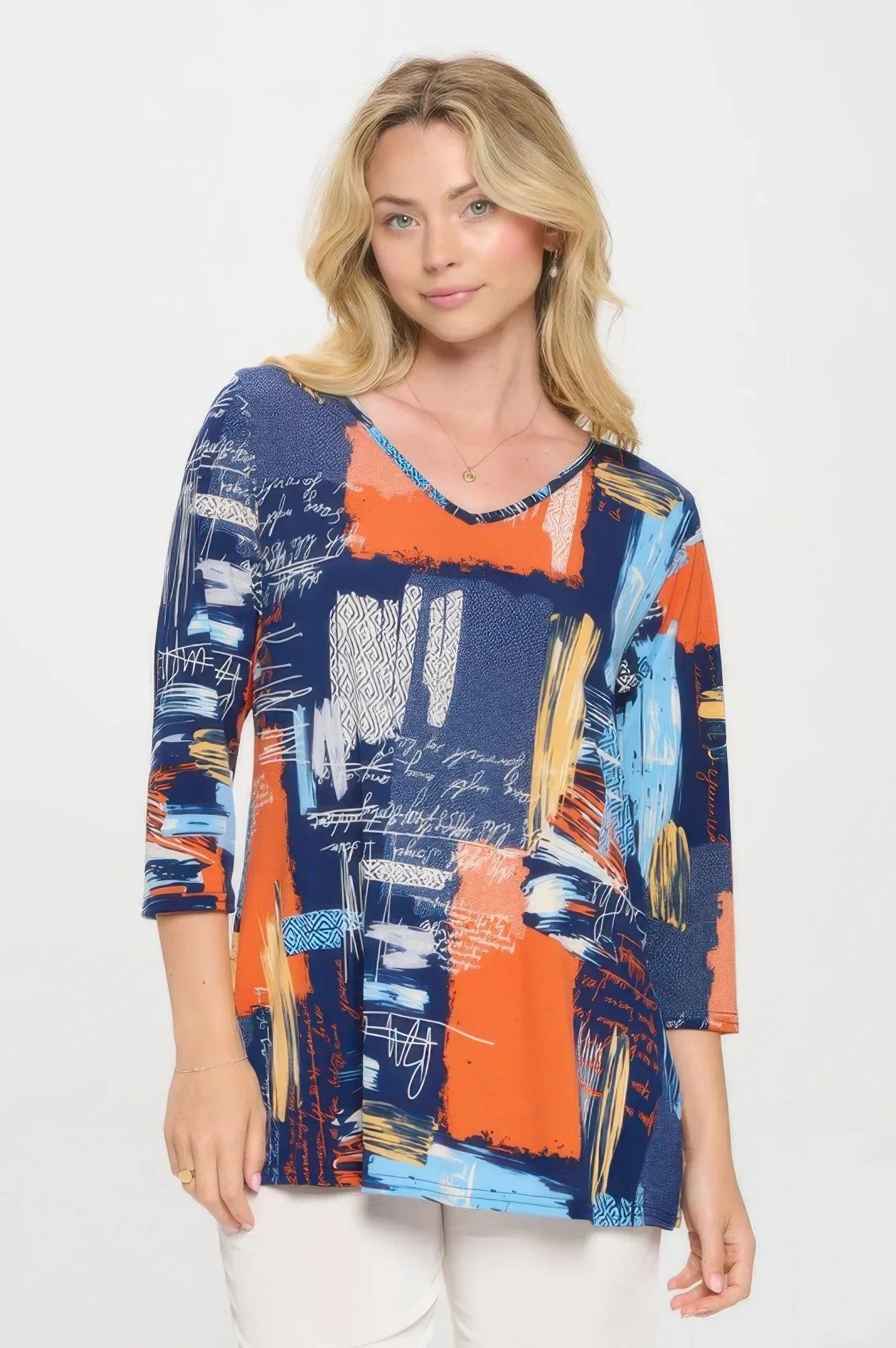 Hit V-neck Band Top W/vent | Mixtshop LLC