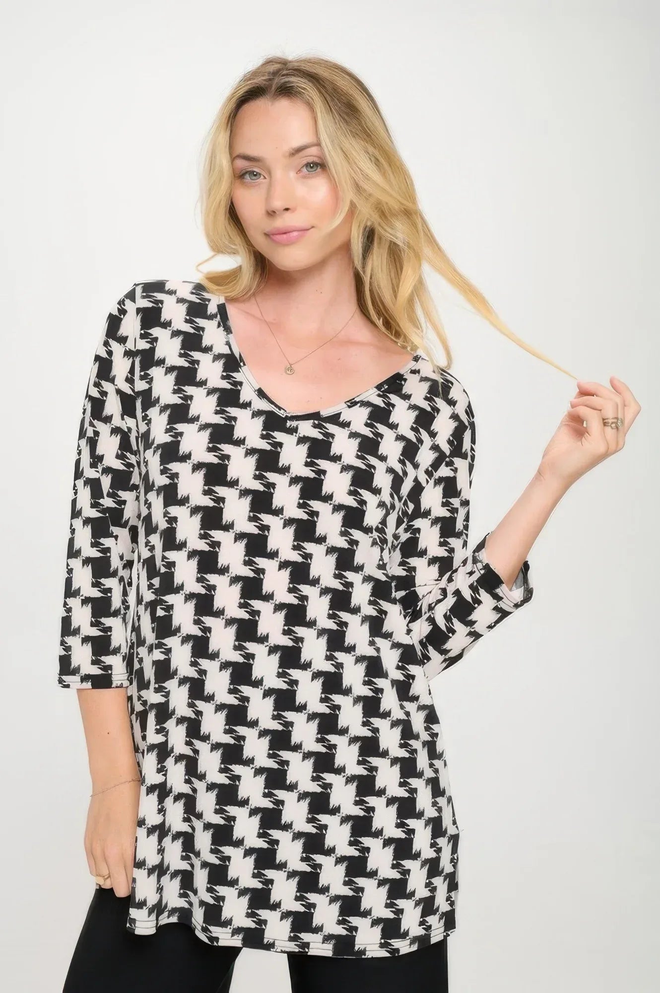 Hit V-neck Band Top W/vent | Mixtshop LLC