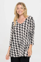 Hit V-neck Band Top W/vent | Mixtshop LLC