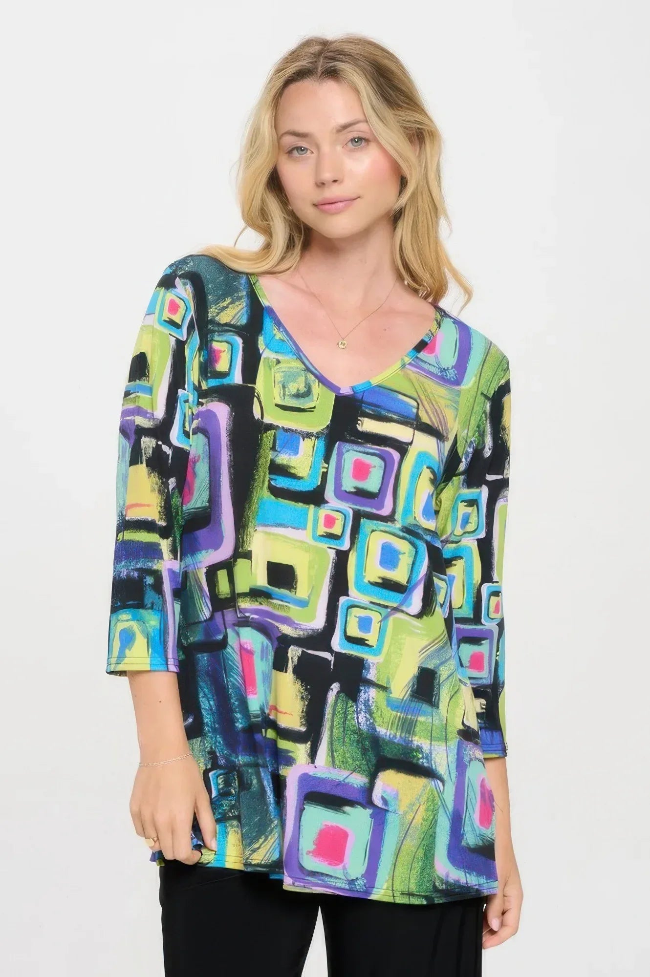 Hit V-neck Band Top W/vent | Mixtshop LLC Main image