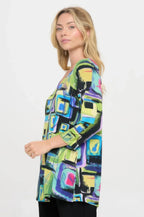 Hit V-neck Band Top W/vent | Mixtshop LLC