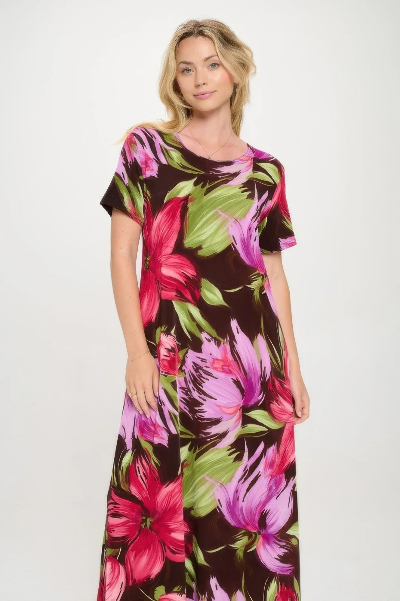 Print Bns Long Dress | Mixtshop LLC