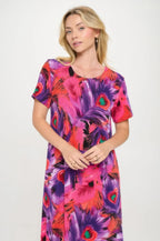 Print Bns Long Dress | Mixtshop LLC