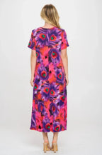 Print Bns Long Dress | Mixtshop LLC