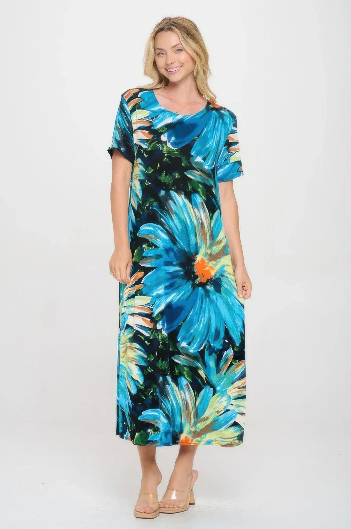 Print Bns Long Dress | Mixtshop LLC