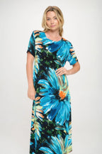 Print Bns Long Dress | Mixtshop LLC