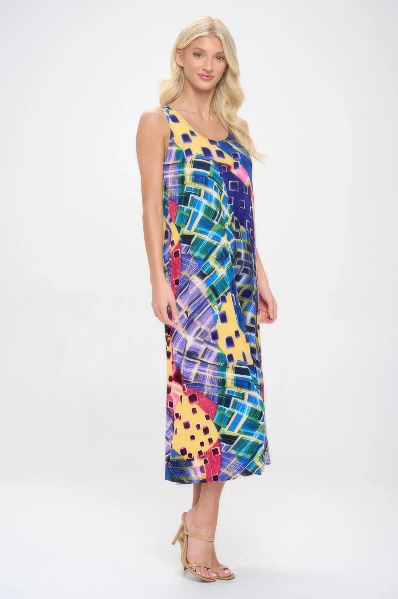 Print Bns Tank Long Dress Secondary image