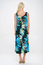 Print Bns Tank Long Dress | Mixtshop LLC
