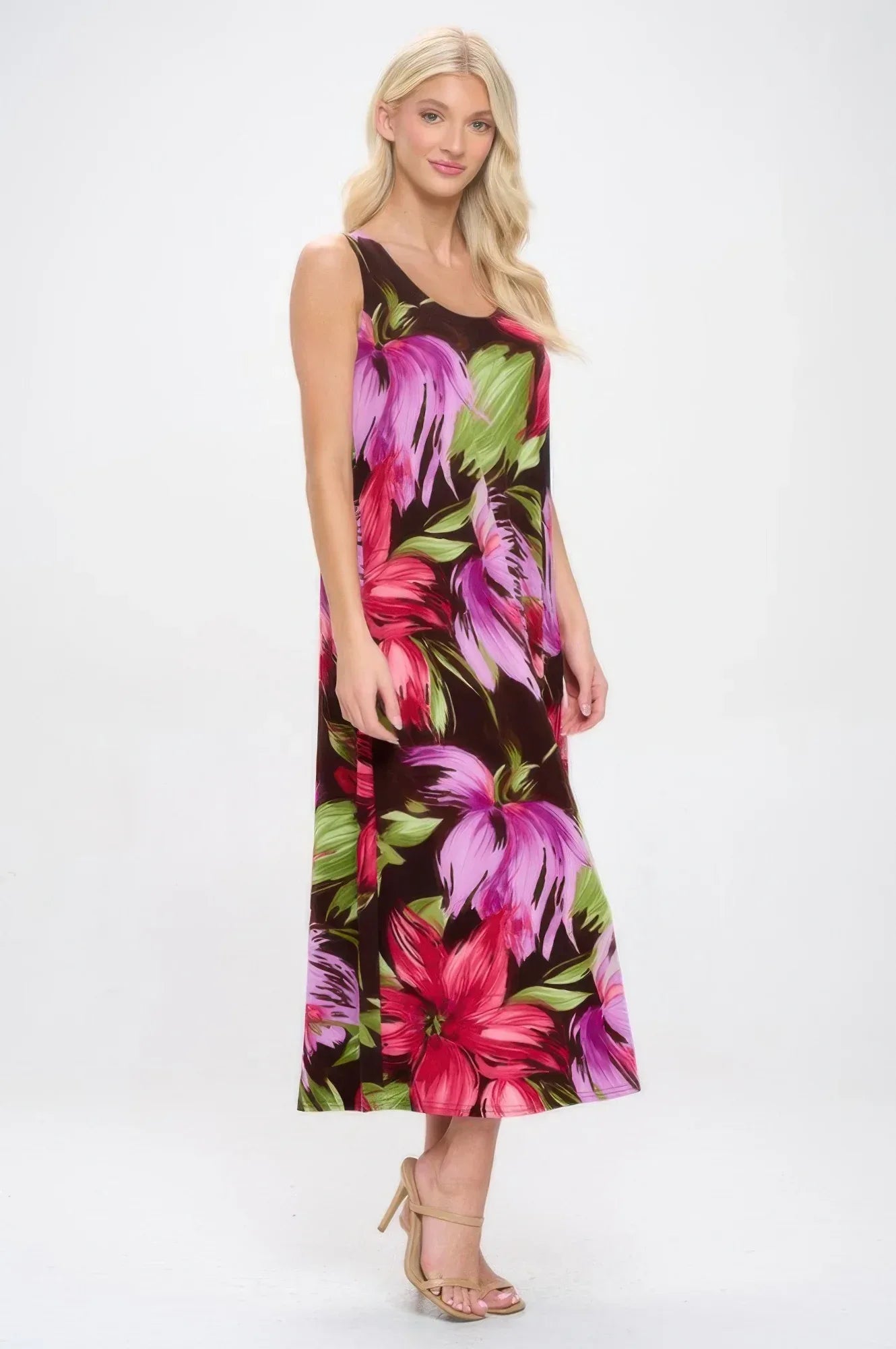 Print Bns Tank Long Dress Secondary image