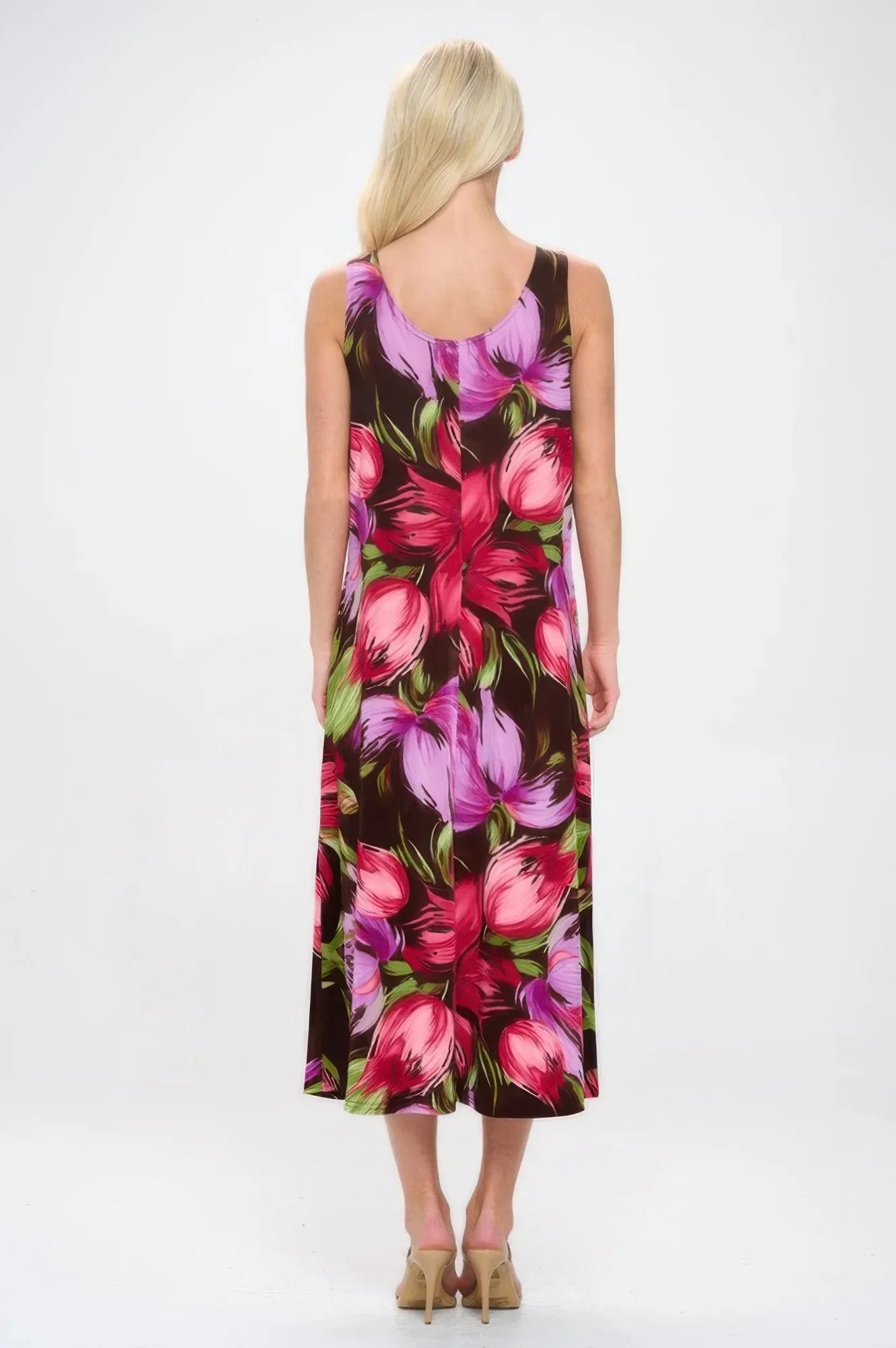 Print Bns Tank Long Dress | Mixtshop LLC